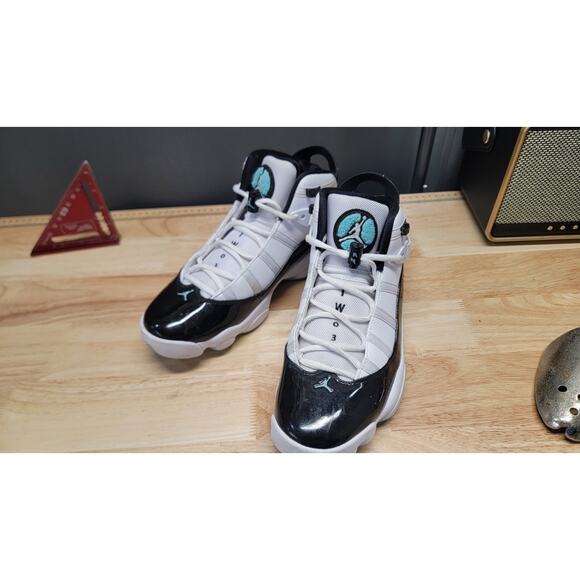 Jordan 6 Rings White Tropical Twist Black 9.5